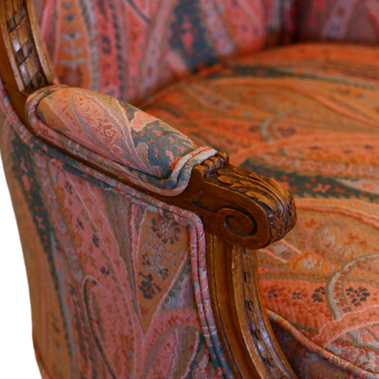 Antique French Paisley Chair