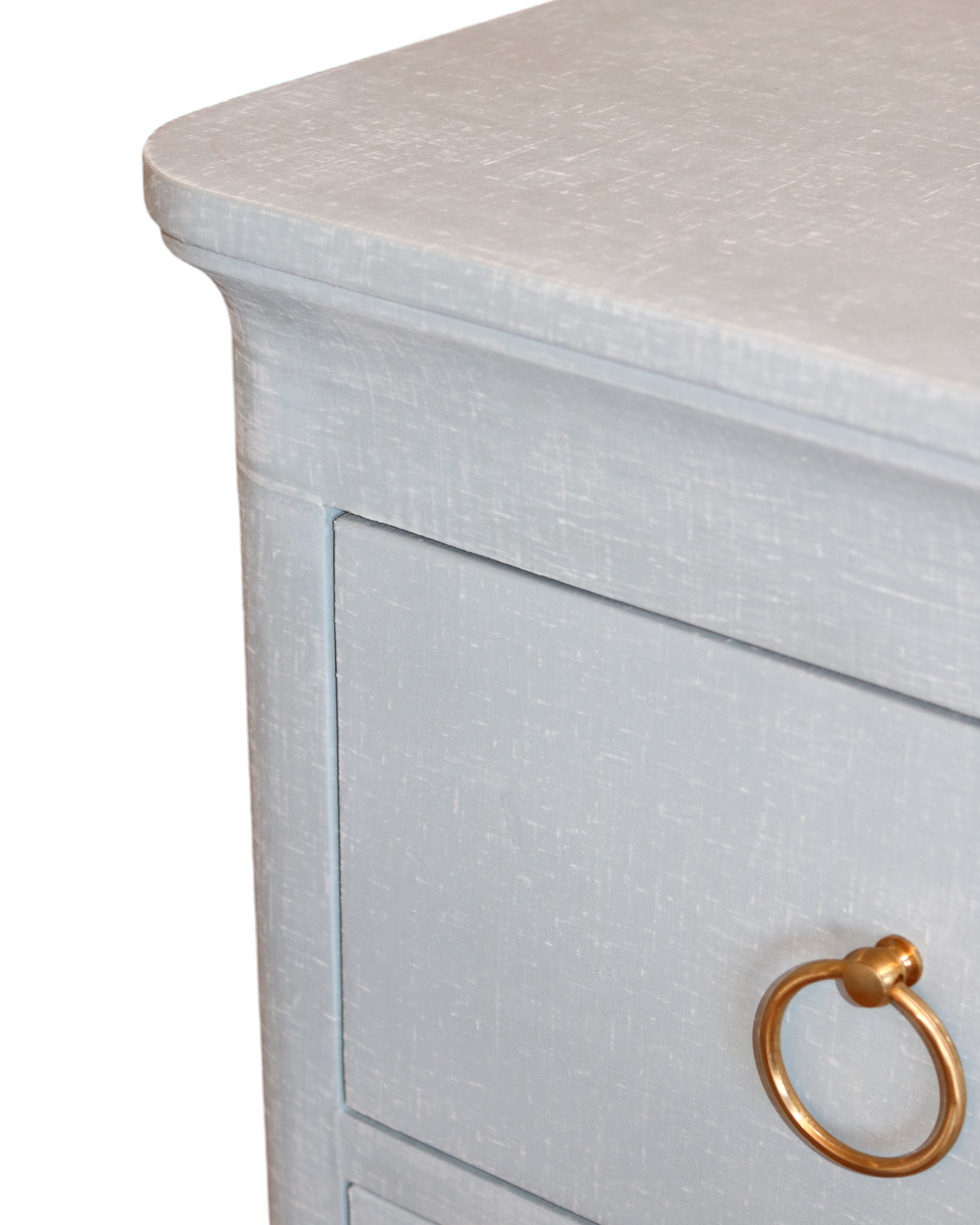 Linen Wrapped Bedside Cabinet