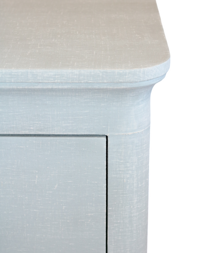 Linen Wrapped Bedside Cabinet