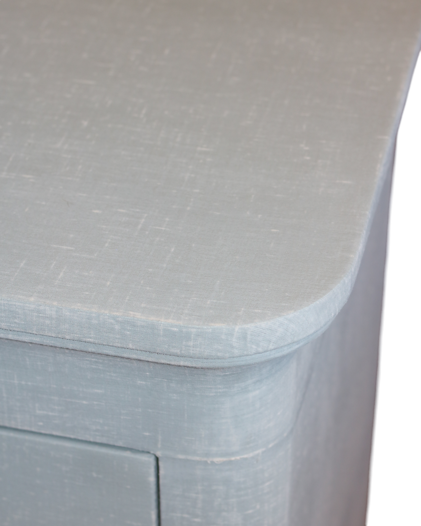 Linen Wrapped Bedside Cabinet