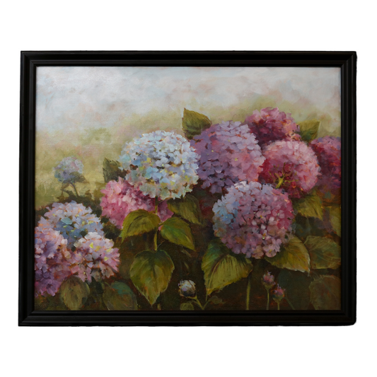 "Hydrangeas in Oil" Painting by Cynara Shelton