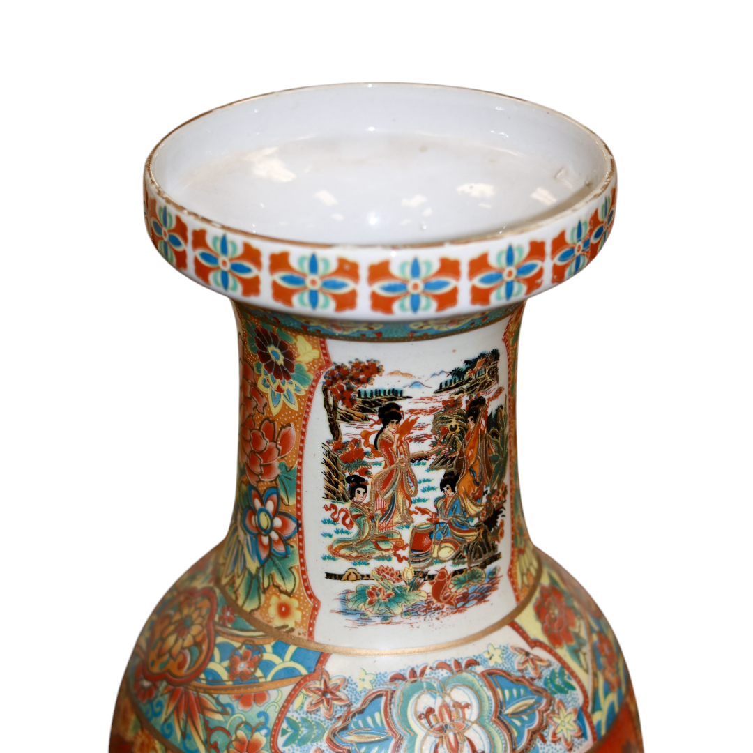 Tall Oriental Vase