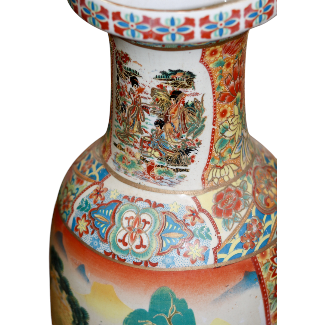 Tall Oriental Vase