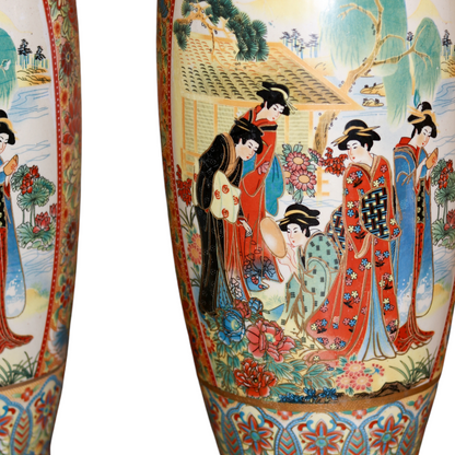 Tall Oriental Vase