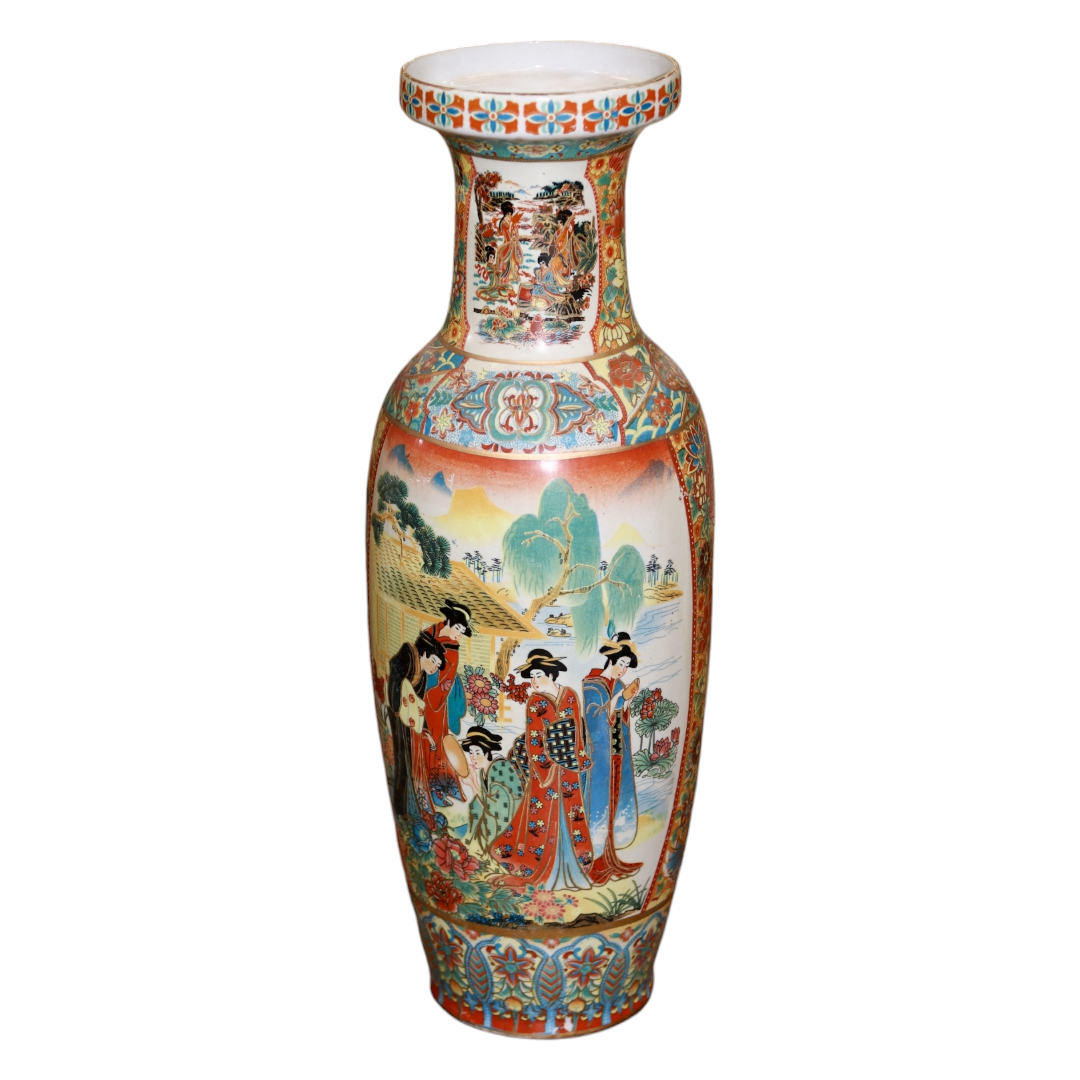 Tall Oriental Vase