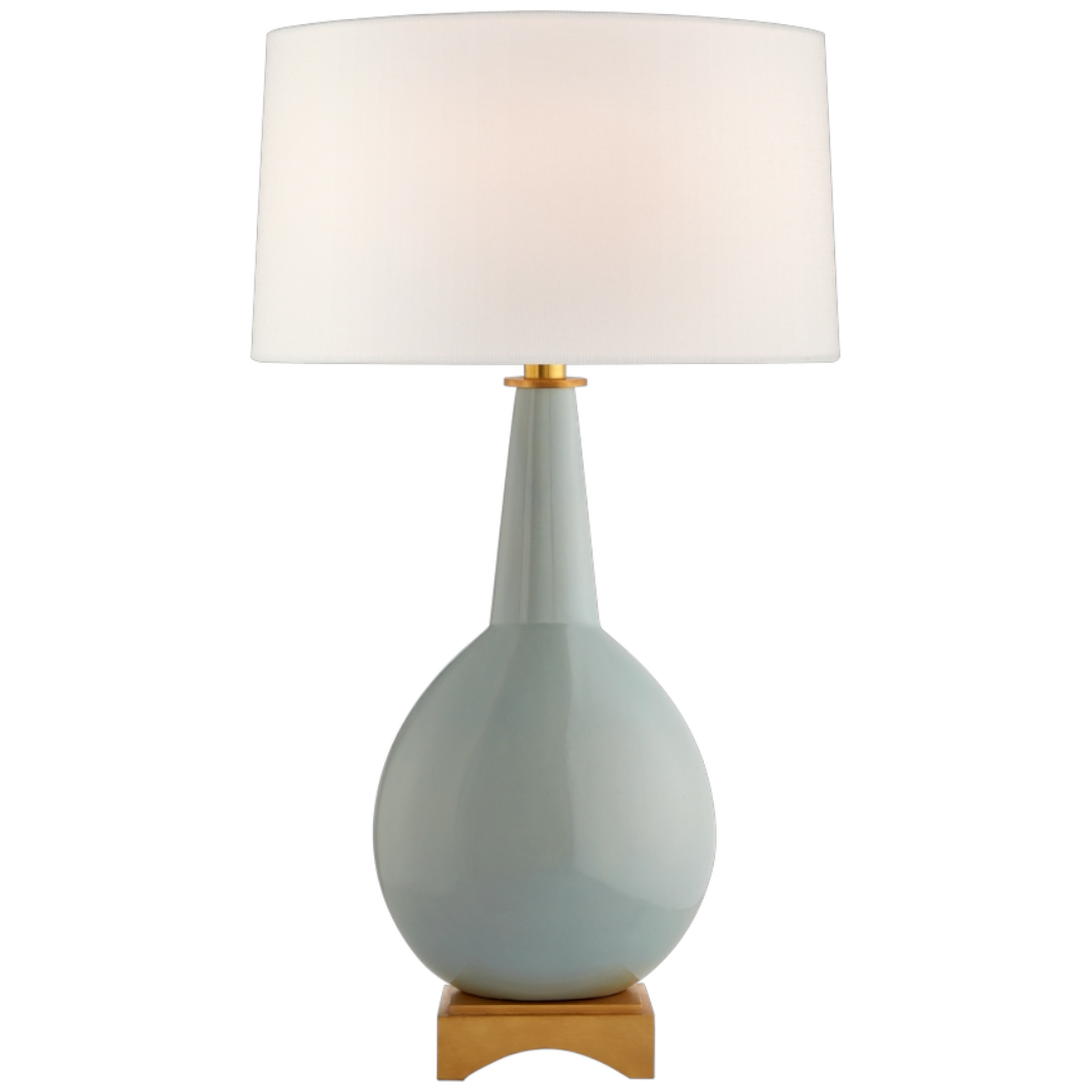 Pale Blue Large Table Lamp