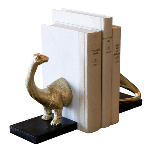 Resin Dinosaur Bookends