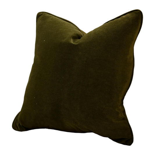22" Green Velvet Pillow
