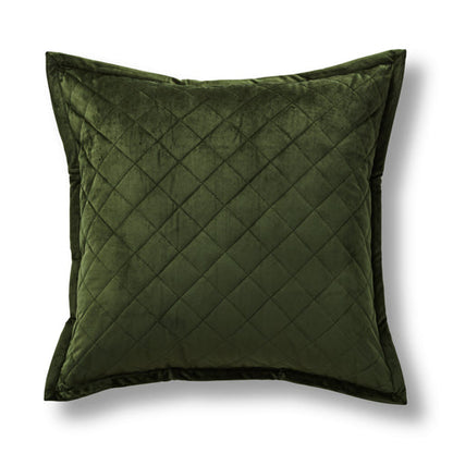 Velvet Coverlet Set in Pine