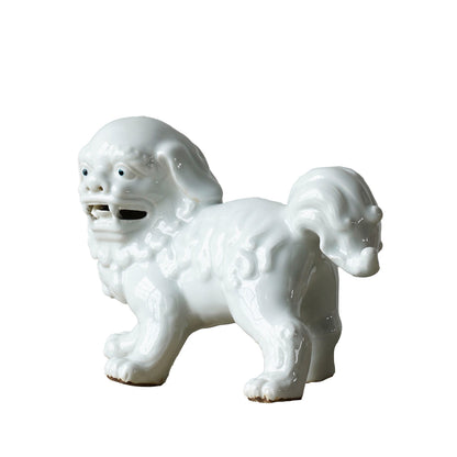 Jingdezhen Porcelain Standing Lion