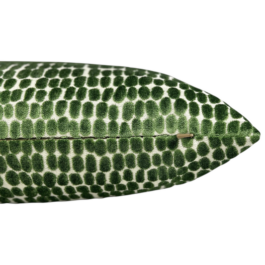 Emerald Green Pebble Pillow - 14" x 20"