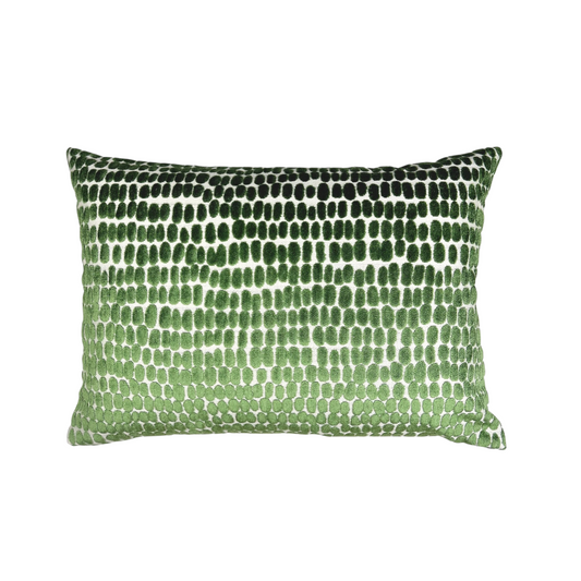 Emerald Green Pebble Pillow - 14" x 20"