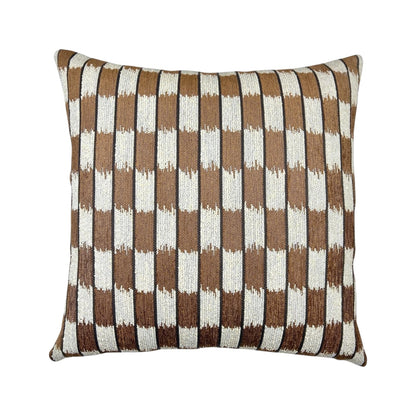 Pecan Woven Print Pillow - 22"