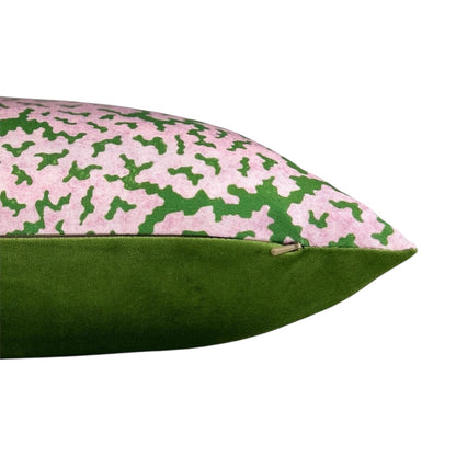 Lavender & Green Coral Pillow - 22"