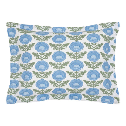 Kaavia Light Indigo Organic Sham - Standard