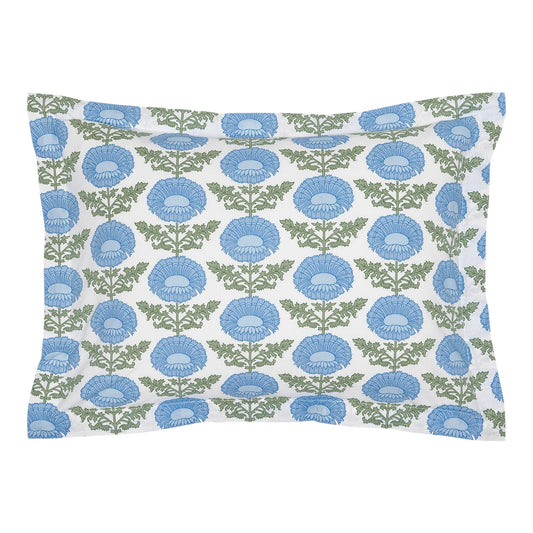 Kaavia Light Indigo Organic Sham - Standard