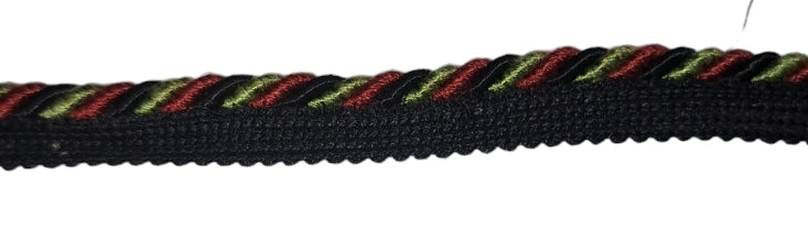 Black, Green & Red Small Cord