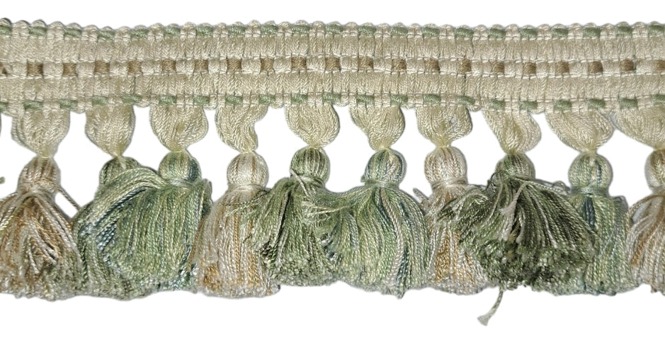 Blue/Green Tassel Fringe