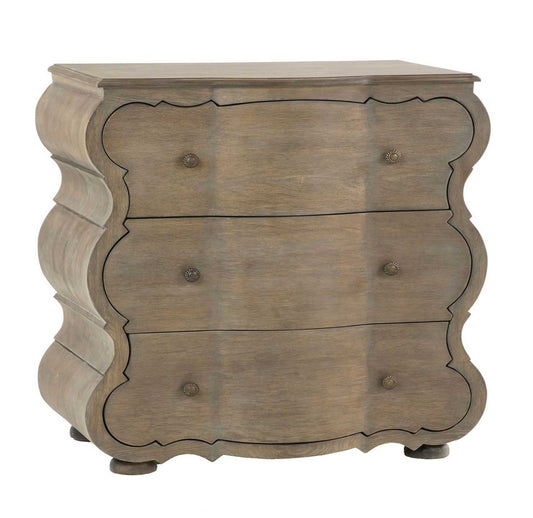 Curved Weathered Oak Chest