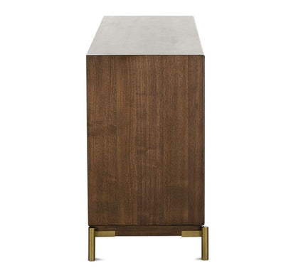 Auburn Walnut & Cane Credenza