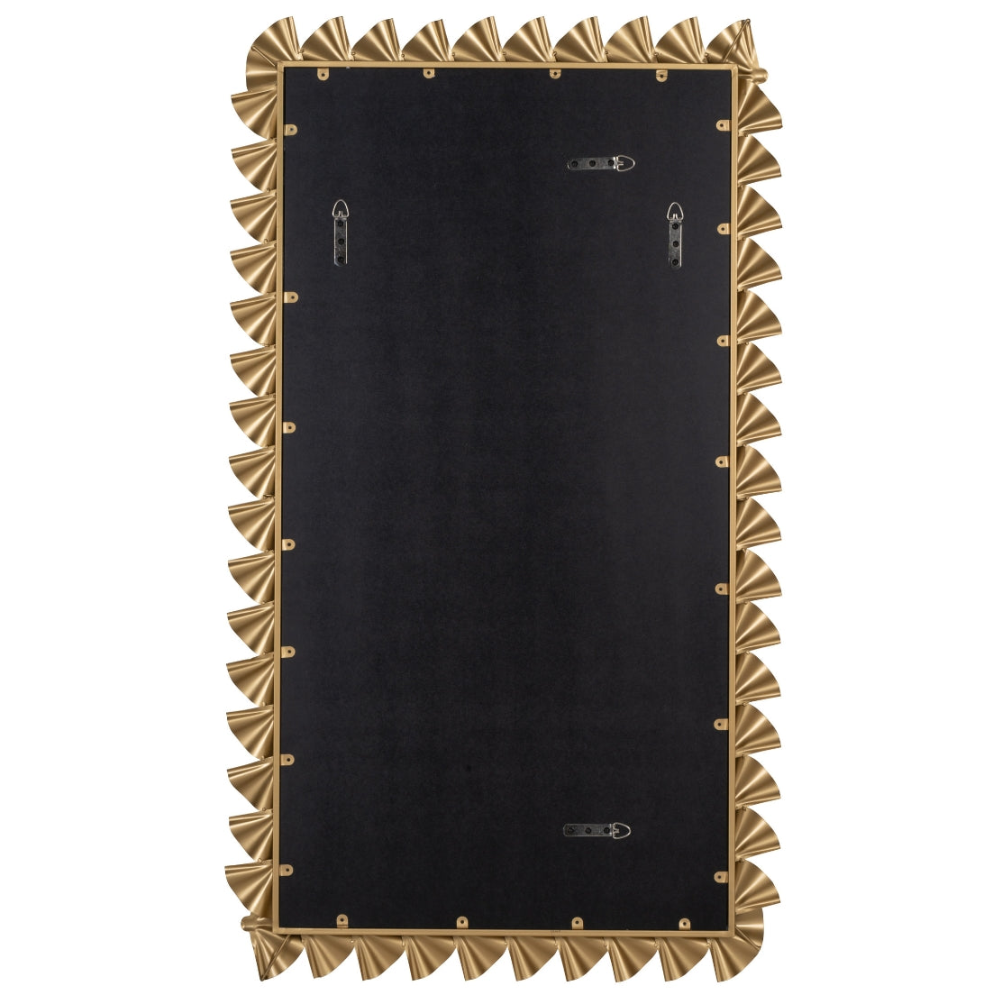 Gold Metal Rectangular Mirror