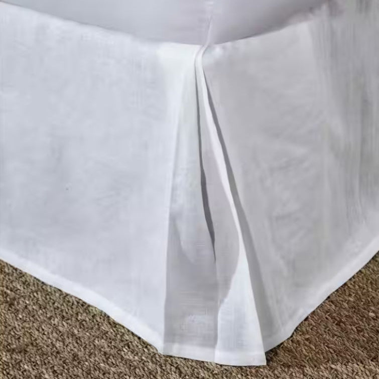 Zurich Bed Skirt in White
