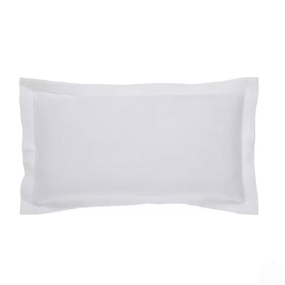 Matelasse Sham Pair in White - King