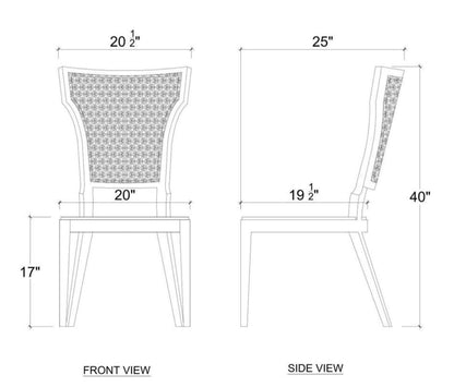 Aldgate Rattan Back Dining Chair