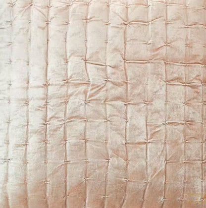 Luna Velvet Quilt in Champagne - King