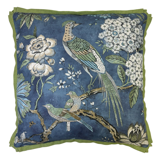 Thibaut Villeneuve Navy Pillow - 22"