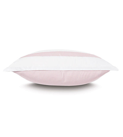Malaya Gingham Sham in Petal - Euro