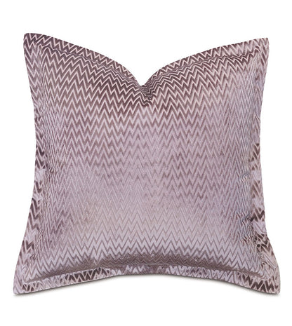 Evie Velvet Chevron Sham - Euro