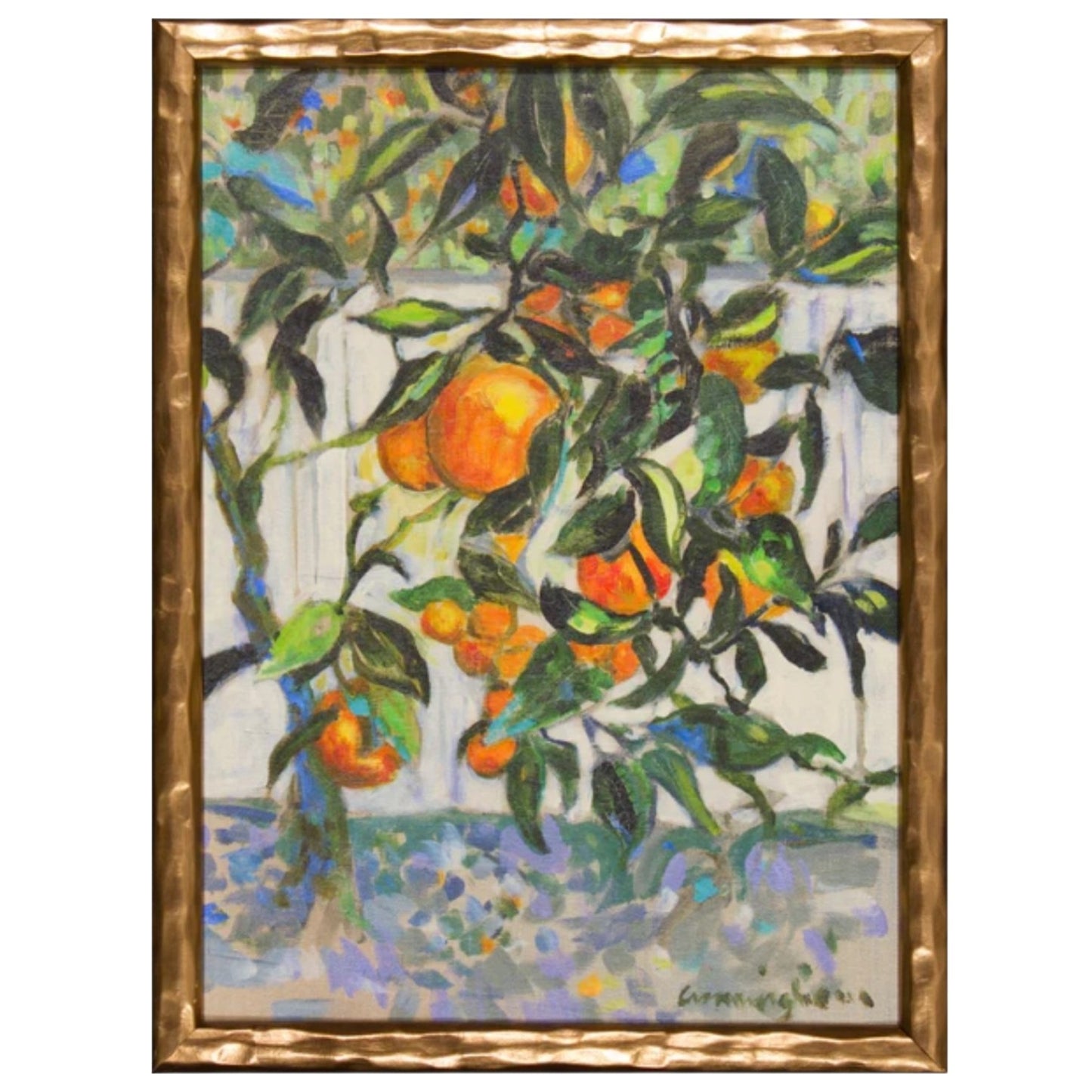 Orange Branch Painting