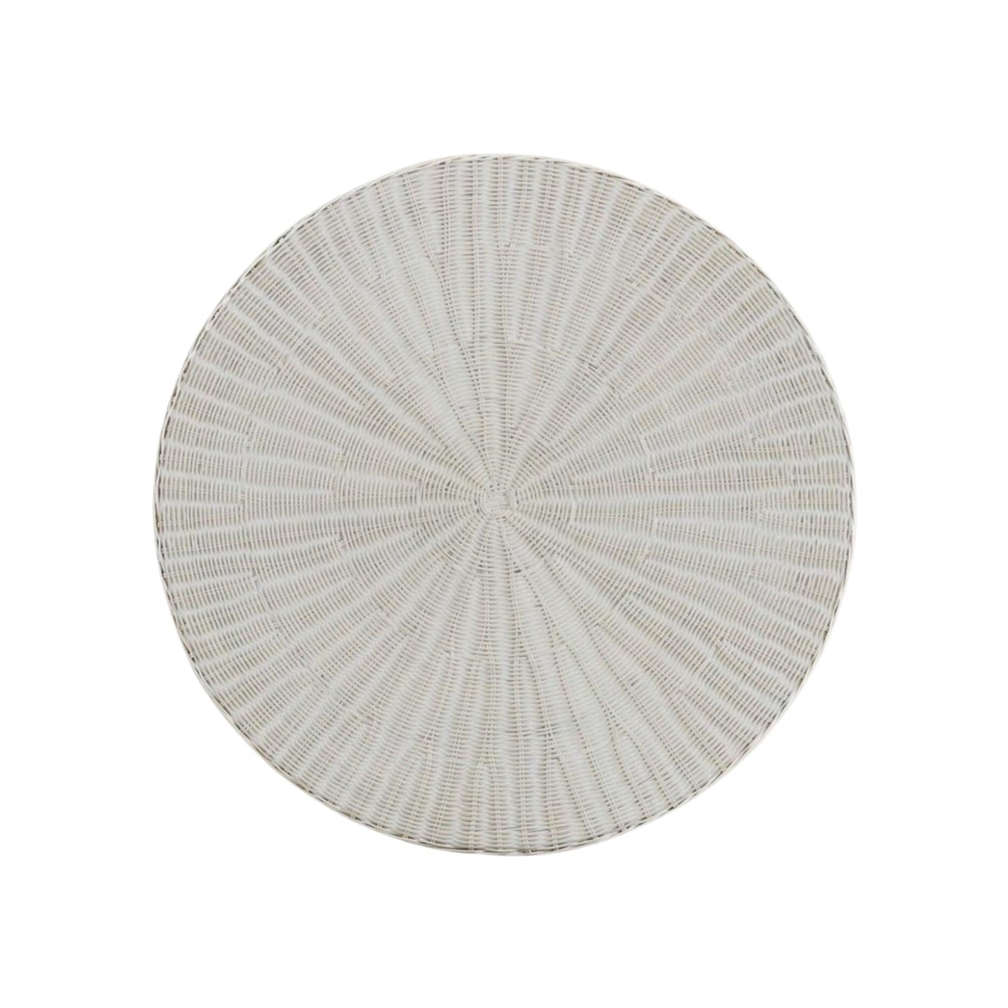 Scalloped Round Bistro Table w/ Tempered Glass