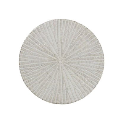 Scalloped Round Bistro Table w/ Tempered Glass