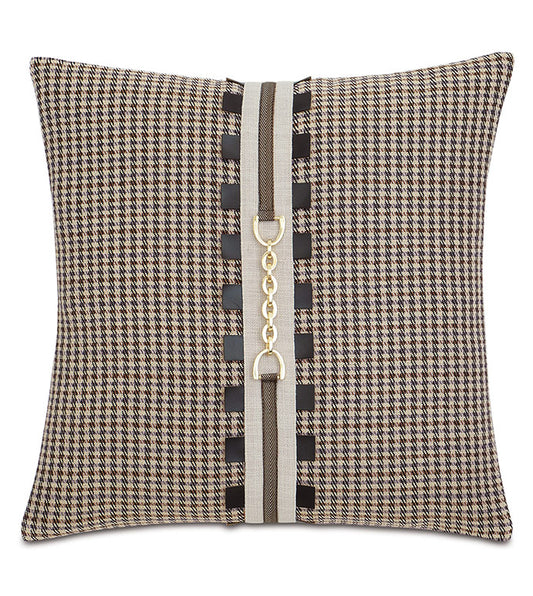 Aiden Houndstooth Pillow - 20"