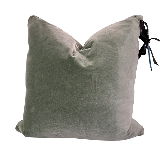 20" Green Velvet Pillow