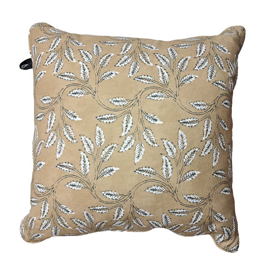 20" Leaf Pattern Pillow