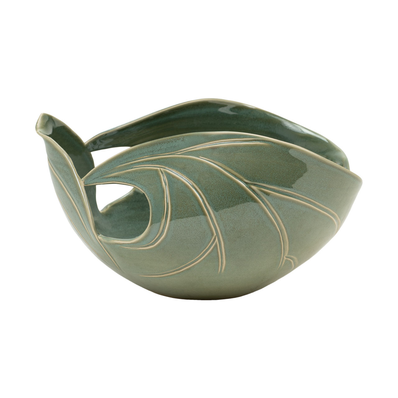 Farron Leaf Green Bowl