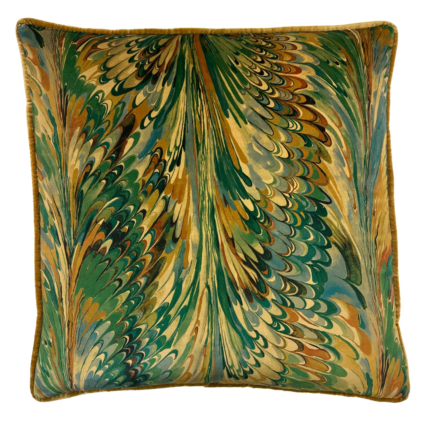 Taplow Teal Pillow - 22"