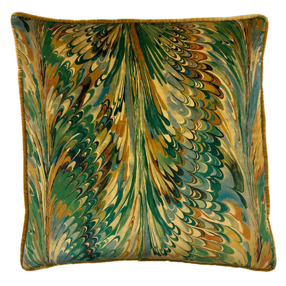Taplow Teal Pillow - 22"