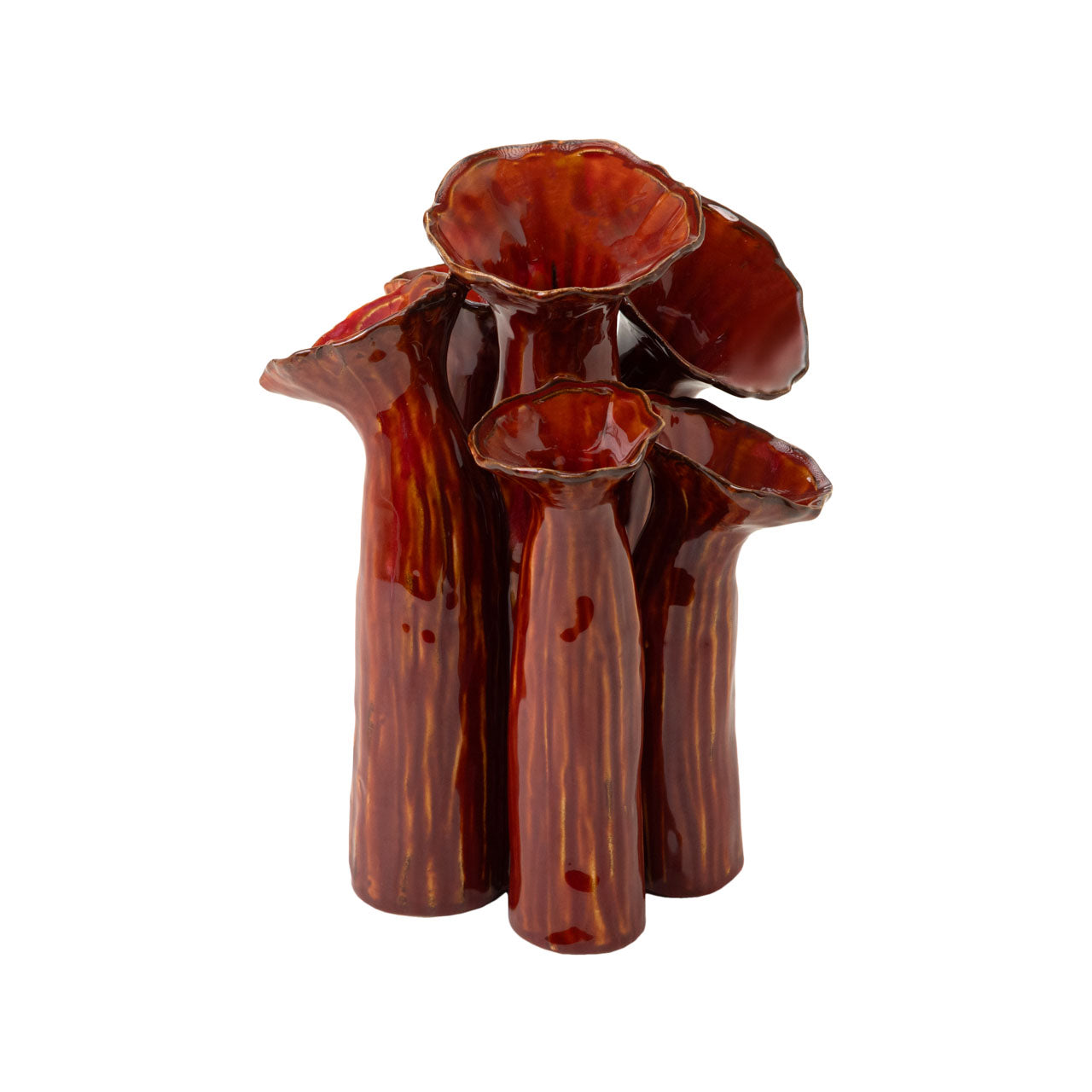 Red Tuxford Vase