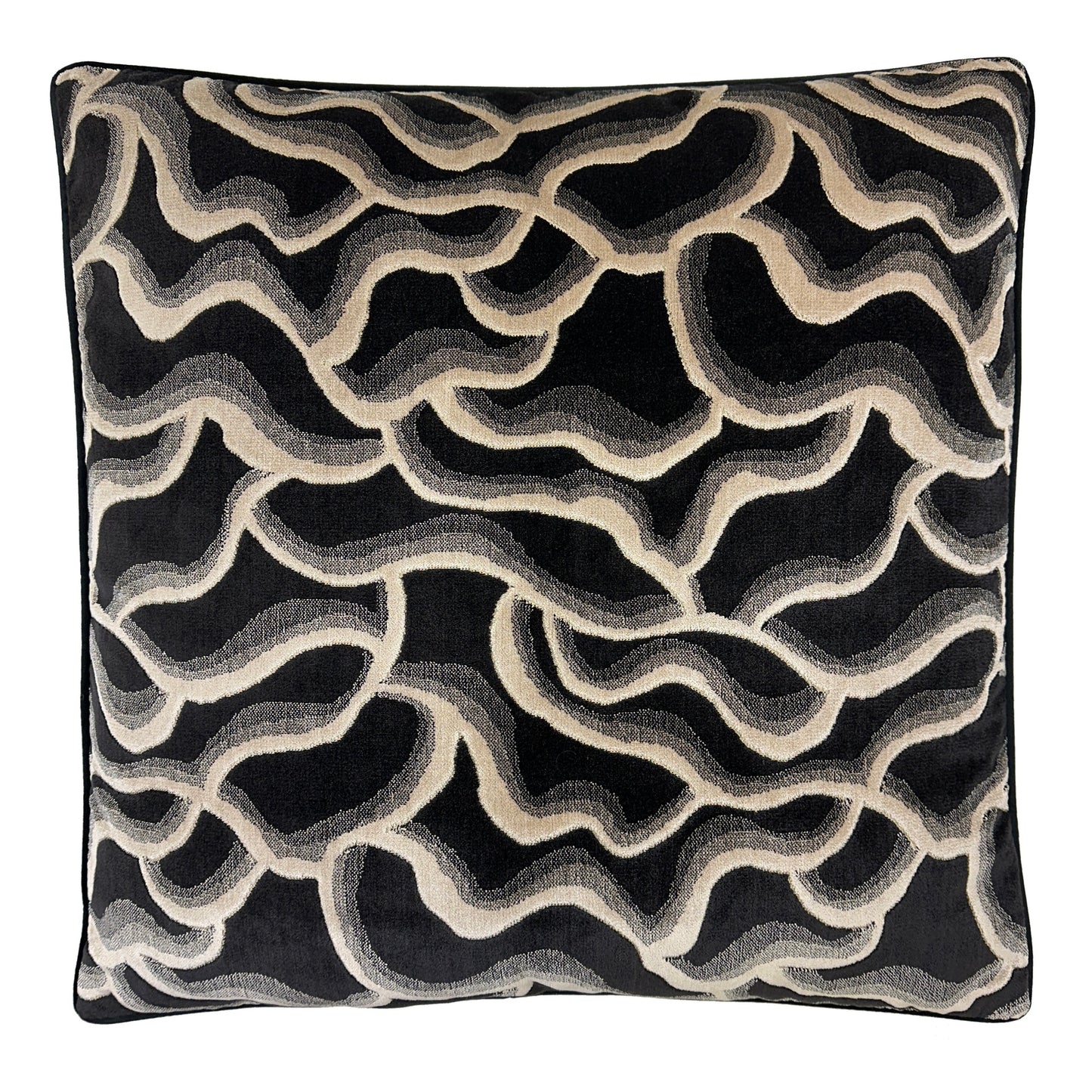 Hillside Charcoal Pillow - 22"