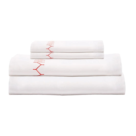 Stitched Coral Sheet Set