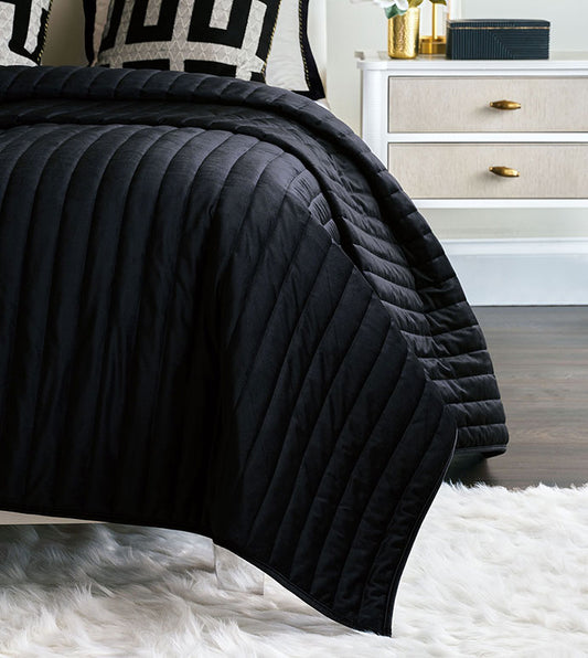 Dominique Channeled Coverlet - Super King