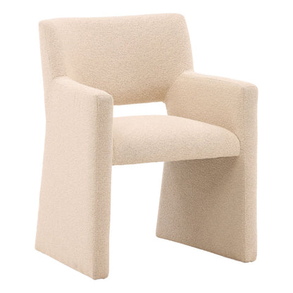 Cream Dining Arm Chair