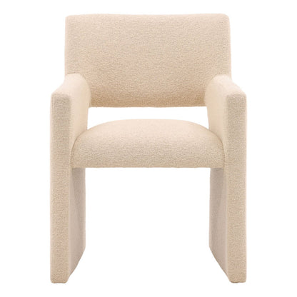 Cream Dining Arm Chair