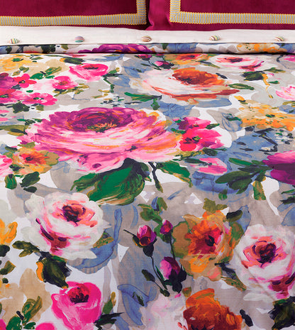 Tresco Floral Duvet Cover - Super Queen