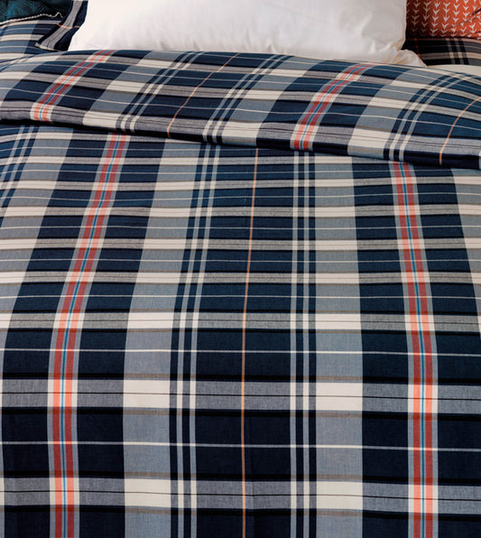 Scout Navy Duvet Cover - Super Queen