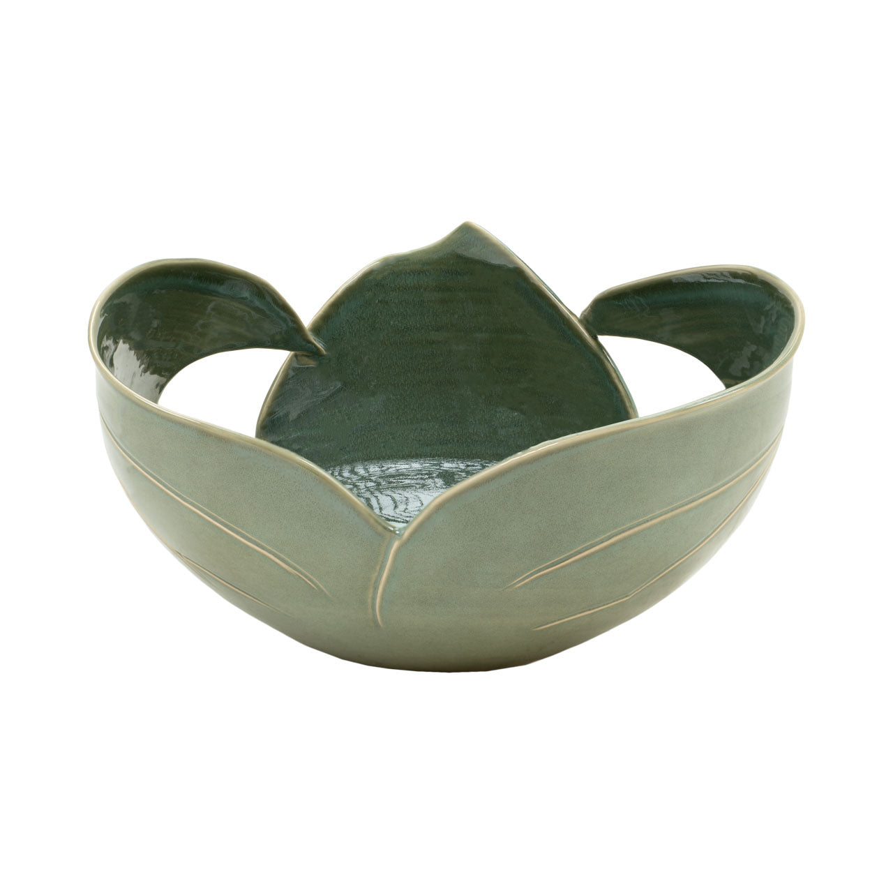 Farron Leaf Green Bowl